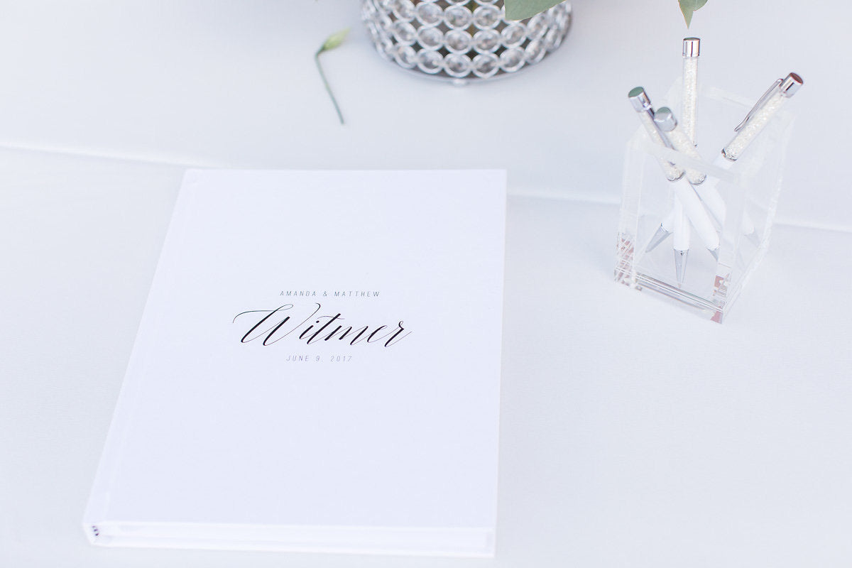 Choosing a pen for your wedding guest book – Please + Thanks