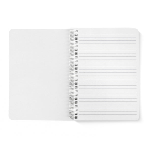 White Floral Notebook